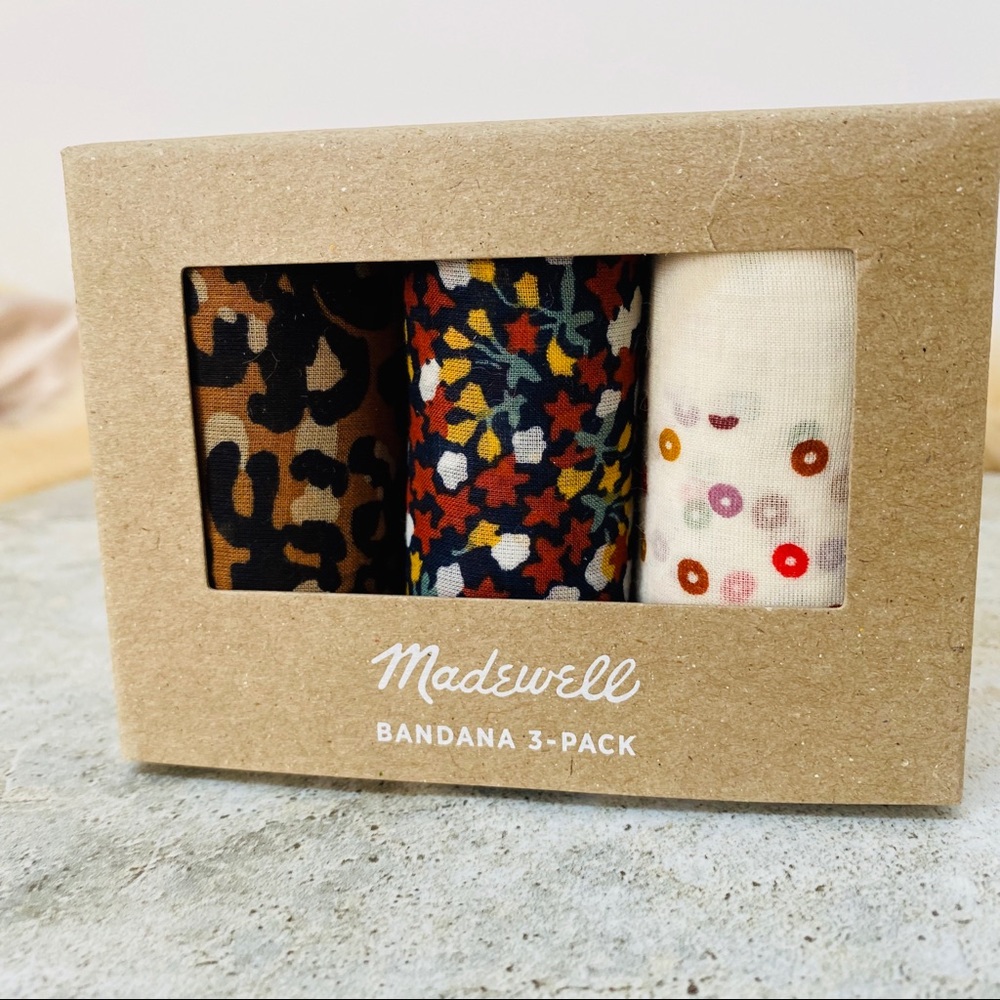 MADEWELL 💥 ONE LEFT 💥 Bandana Three-Pack - Picture 2 of 5
